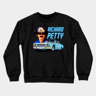 Richard Petty 43 Legend 70s Retro Crewneck Sweatshirt